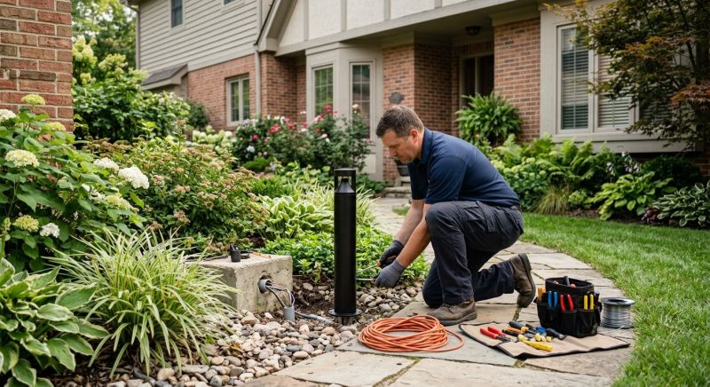 Pond Lighting Installation Service