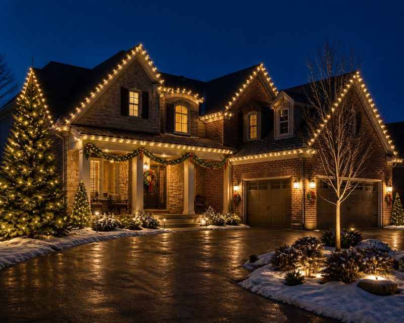 Seasonal Lights Installation in Olathe, KS